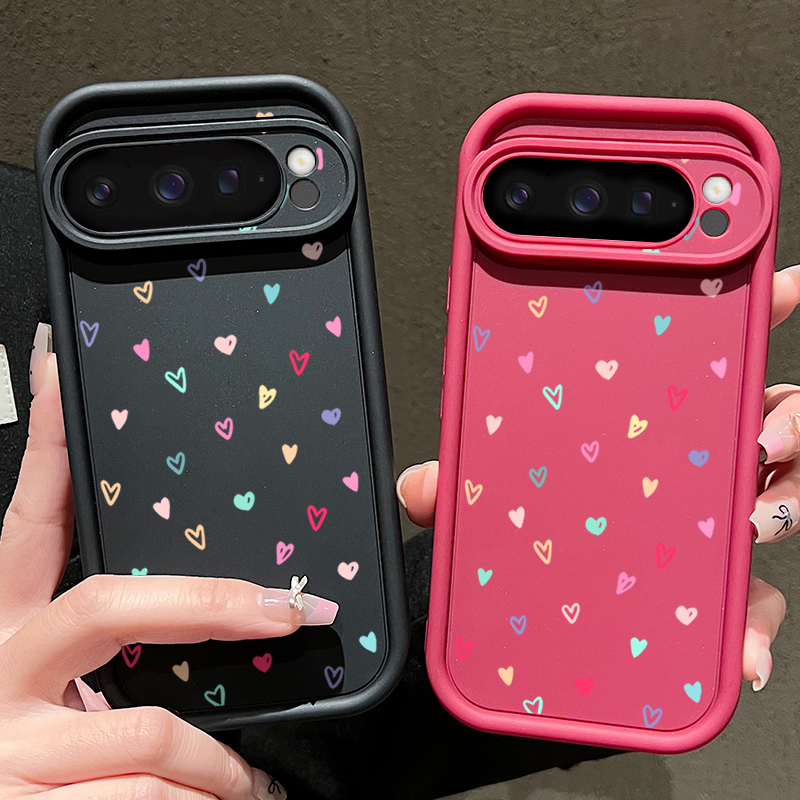 Colorful Little Hearts Soft Ca - đánh giá và giá Google Pixel 9