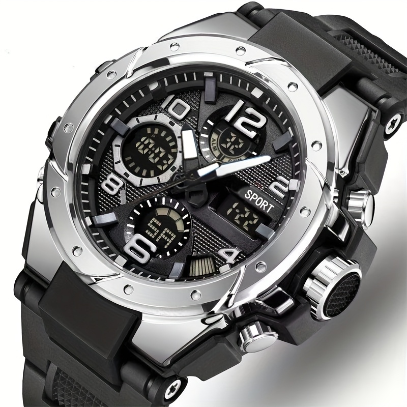 Rugged Dual Display Men's Spor - đánh giá và giá Rugged Sport Strap