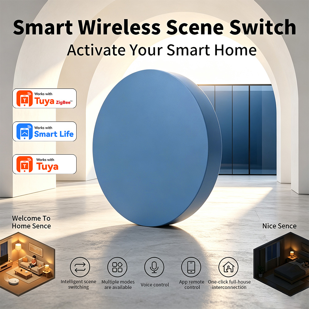 Zigbee Smart Scene Push Button - đánh giá và giá Smart Accessories